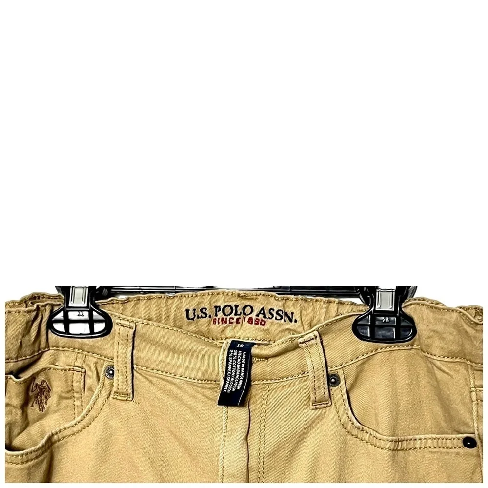 US Polo Assn Khaki Pants Size 18
